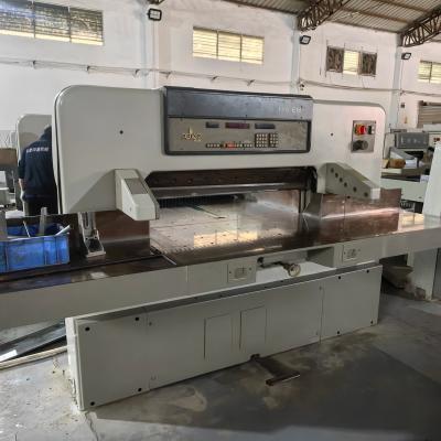 China Video Technical Support After Service Hydraulic Paper Cutting Machine for Restaurant for sale