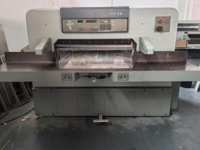 China Automatic Hydraulic Paper Cutter Guillotine Polar Design 380v After Service Online Support for sale