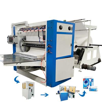 China Household Automatic Tissue Paper Production Soft Facial Tissue Paper Making Machine Facial Tissue Folding Machine for sale