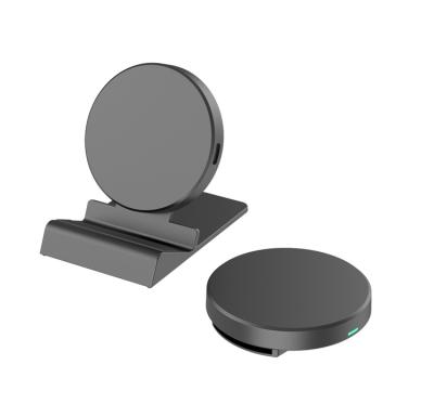 China New 2022 High Speed Charger Multifunctional Folding Wireless Charger Fit For Iphone Android Phone Earphone 2 In 1 Fast Charging for sale