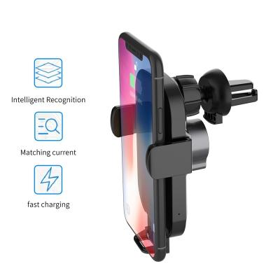 China 2022 New Car Wireless Charger High Speed Multifunctional Phone Holder For Car Fit For iPhone Android Phone Wireless Fast Charging for sale