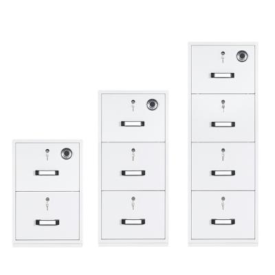 China Adjustable (height) Tow Hour Fire Resistant Factory Price Customization Accepted Vertical Drawer Filling Cabinet Metal Filling Cupboard for sale