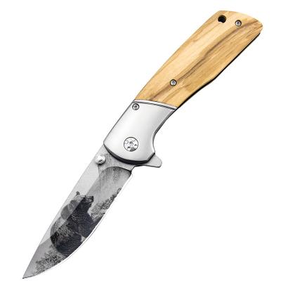 China Non-variable 3D Printing Stainless Steel Military Survival Knives Fixed Blade for sale