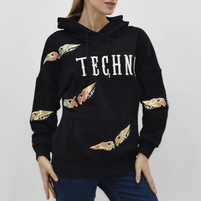 China Wholesale Anti-pilling Sweatshirts Women's Long Sleeve Fit Tops Custom Women's Hoodies for sale