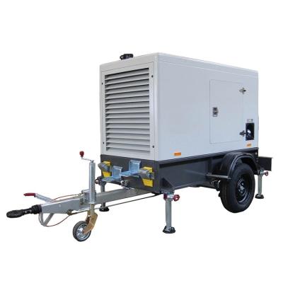 China 50Kw Diesel Trailer Silent Diesel Mobile Generator Genset Price HZ-S Three Phase for sale