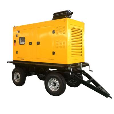 China 150kw electricity start water cooling trailer closed type silent generator for sale HZ-S for sale