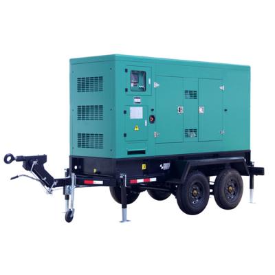 China Cummins Engine Generator Trailer Type Three Phase Electronic Generator Price HZ-S for sale