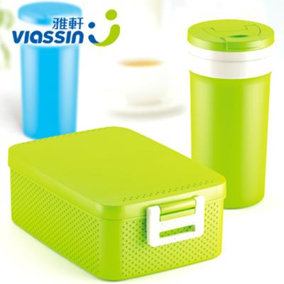 China Portable Microwavable Hot Japanese Microwavable Bento Plastic Lunch Box Bento Plastic Food Container With Lid For Kids With Bottle for sale