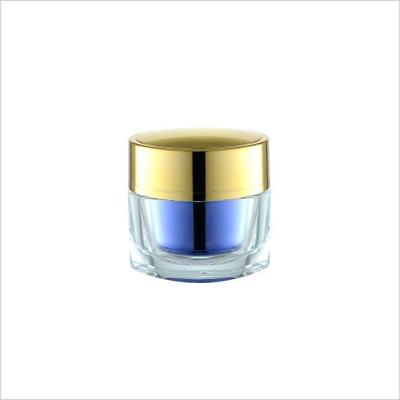 Cina crema cosmetica vuota di 15g 50g che imballa il doppio strato crema acrilico del barattolo intorno al barattolo cosmetico in vendita