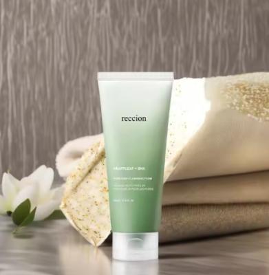 China Limpeza espuma Dupla Limpeza Gel Facial Lavar Ervas Minerais Infundido Branqueamento Rosto Lavar Cabeça Negra à venda