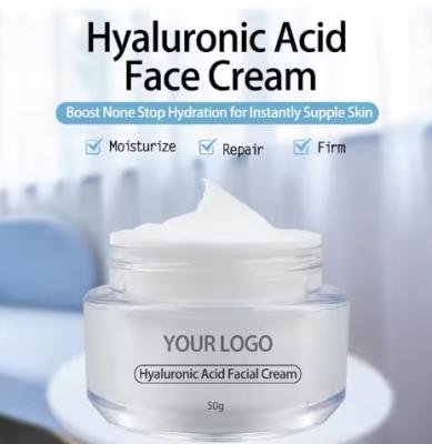 China Creme facial Loção hidratante Antienvelhecimento Cuidados da pele Branqueamento Hidratante Creme de ácido hialurônico Suavizar e reparar a pele à venda