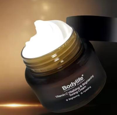 China Vitamina C Creme tonificante vitalizante e brilhante com colágeno Vitamina E Pérola Vitamina B5 Fornecimento OEM/ODM à venda