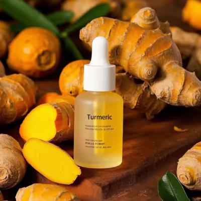China Cúrcuma Óleo orgânico antienvelhecimento para o rosto Vitamina C Branqueamento facial soro de cuidados com a pele Produto clareador à venda