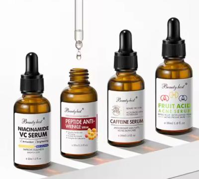 China Anti-envelhecimento Anti-rugas Vitamina C soro facial Cuidados da pele Branqueamento VC soro facial à venda