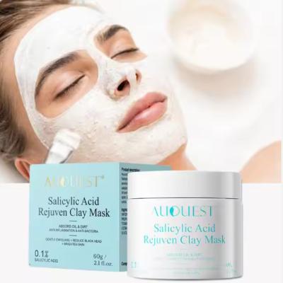 China Anti Acne Skincare Facial Mud Ultra Mask Cleansing Salicylic Acid Rejuven Face Clay Mask for sale