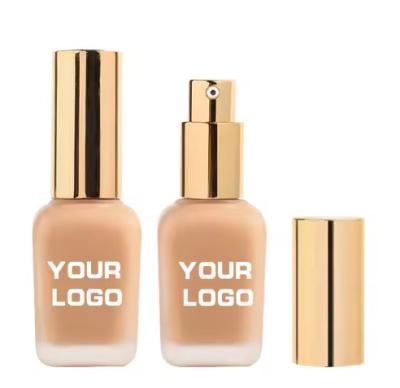 China Cruelty-Free Low Moq Private Label Matte Foundation Logotipo personalizado Fundamento líquido duradouro Produtos de beleza à venda