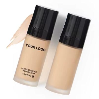 China Melhor Popular 14 Colores Liquid Face Foundation Marca Privada Matte Finish Impermeável Maquiagem Natural Foundation à venda