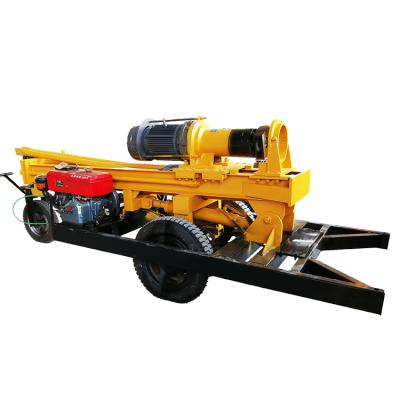 China Construction works 200m Electric Motor Deep Well Drilling Rig Down The Hole Water Well Drilling Rig for sale