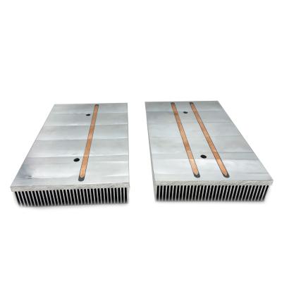 China Spezielle Led-Wärmewaschfläche Heizkörper Aluminiumhersteller Anodisierte Extrudierte Aluminium-Wärmewaschfläche mit Kupfer-Wärmepipe zu verkaufen