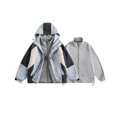 China 100% Polyester Fall and winter new outdoor Waterproof Ski Jacket 3-in-1 Winter Coats for sale
