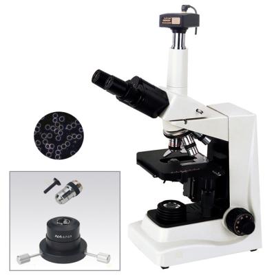 China Affordable quality Darkfield& brightfield Trinocular Compound Microscopy+5.0MP USB Camera for sale