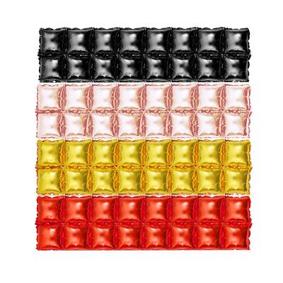 China Gift Toy BLN Foil Balloon Fabricate Shape Bottom Double Four Tier Square Party Para Fiestas Foil Wall Backdrop Decor Rain Curtain for sale
