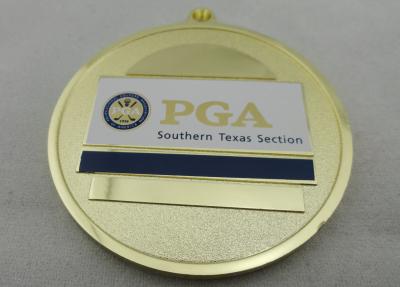 China O ferro da seção de PGA Texas/medalha do sul do bronze/cobre com o esmalte sintético, liga de zinco morre carcaça à venda