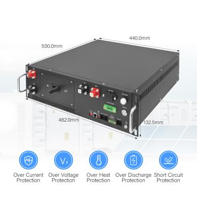 China Sistema de gerenciamento de bateria de alta tensão BMS 160S614.4V Trabalhar com Deye Sofar Inverter 125A com sistema de armazenamento de energia à venda
