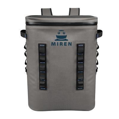 China Custom waterproof insulated Nylon 840d Soft Sided Tpu ice backpack Cooler. for sale