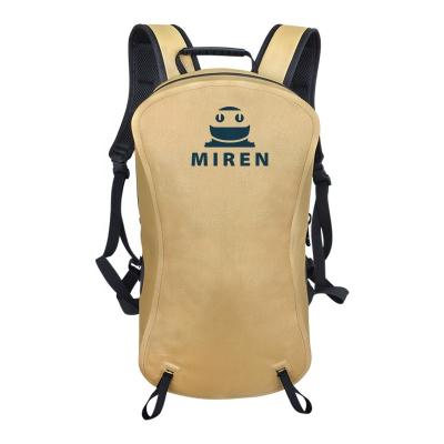 China Customized Yellow TPU Waterproof Backpack For Climbing Camping for sale
