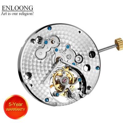 China Luxury Luxury ENLOONG Tourbillon Movement With 42 Hours Power Reserve Display 18 Jewels OEM Manual Winding LOGO Watch Movement for sale