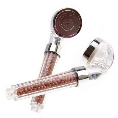 China Without Needle Negative Stone High Pressure Shower Head MOXIEN Tomalin Ion Filter Water Saving for sale