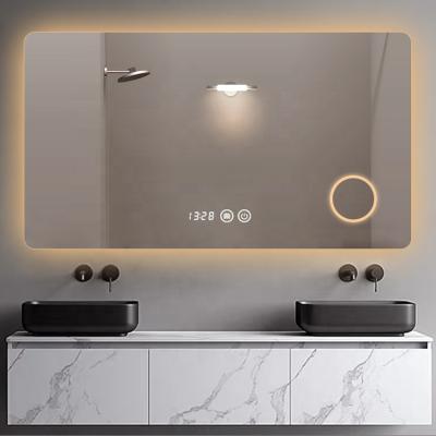 China Enlarging Wholesales Led Backlit Bathroom Mirror Bathroom Cabinet Bathroom Vanity Led Light Mirror for sale