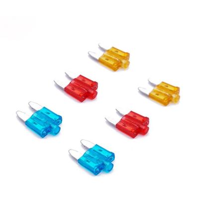 Cina 5A 10A 15A 20A 30A 35A 40A Medium Mini Led Fuse Automotive Automobile Car Auto Fuse con Light Led Car Blade Fuse in vendita