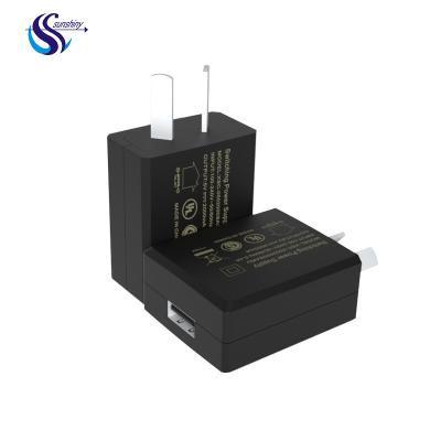 China Universal Usb-A Charger 5V 1a 2a 2000ma 2.5A 3a 2amp S-mark certificate AR PLUG 5V 1a 2a 2000ma Charger 5V 2.5A 3a 2amp wall Usb Charger for sale