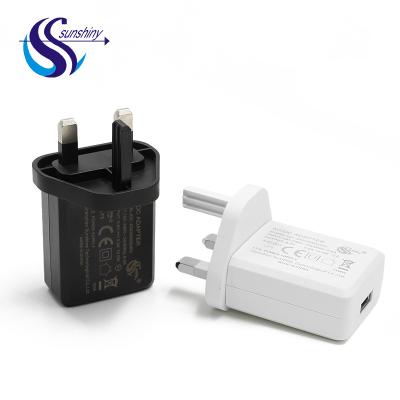 China Universal Usb-A Charger 5V 1a 2a 2000ma 2.5A 3a 2amp UACK certificate UK PLUG 5V 1a 2a 2000ma Charger 5V 2.5A 3a 2amp wall Usb Charger for sale