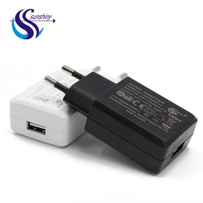 China Universal Usb-A Charger 5V 1a 2a 2000ma 2.5A 3a 2amp CE certificate EU PLUG 5V 1a 2a 2000ma Charger 5V 2.5A 3a 2amp wall Usb Charger for sale