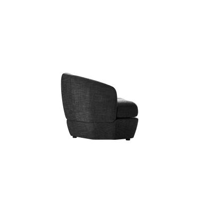 China Small Chinese Apartment Furniture Modern Factory Outlet Arc Sofa Fabric Sofa for sale