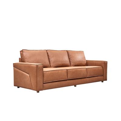 China Factory direct sales modern morden leather sofa set designer living room leather sofa for sale