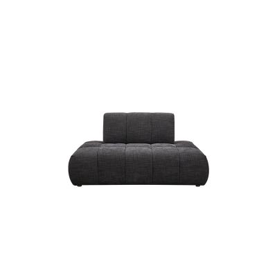 China Modern Powerful Manufacturers Combine Small Single Apartment Black Fabric Sofa Living Room Sofa for sale