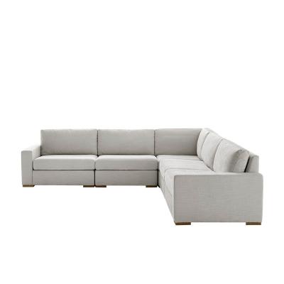 China Factory outlet modern fabric corner sofa set modern furniture sofas sectionals large seating living room corner sofa for sale