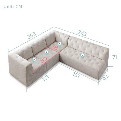 China Factory outlt modular sofa sets for modern living room lounge sofas for sale