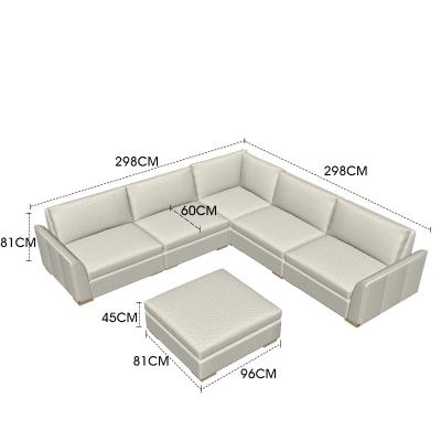 China Modern Strength Factory Fabric Sofa Set Furniture Multi-person Living Room Living Room Sofa for sale