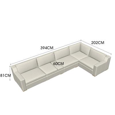 China Source Manufacturer Modern Living Room Furniture Sofa Set Living Room Fabric Multi-person Living Room Sofa for sale
