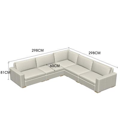 China Modern Factory l Large Size Modern Sofa Fabric Sofa Living Room Set Living Room Force Sofa for sale