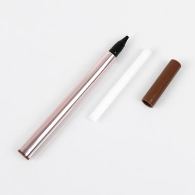 China Custom Cosmetics Eyeliner Pencil 1.0mm Slim Liquid Eyeliner Pencil Container Colored Lip Blam Tubes for sale