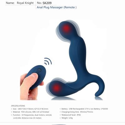 Китай Вибромашина Masturbator Bendable Massager простаты дистанционного управления водоустойчивого мужская продается