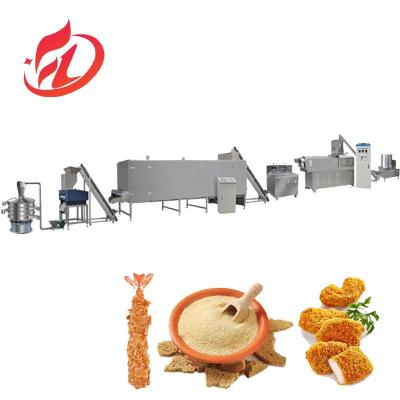 China Full automatic bread crumbs making processing line machine bread crumbs making extruder for sale