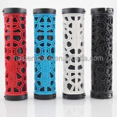 China Plastic gel alloy steel ect or order colors new bike accessories colorful silicone rubber grip lock available bicycle handlebar grips for sale