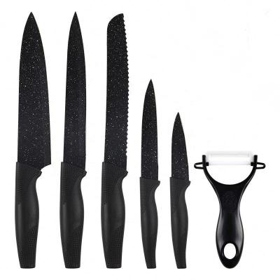 China Disposable Free Sample Professional Stainless Steel Chef 3Cr13 Home Kitchen Knife Set for sale